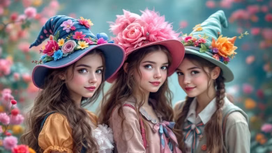 فانتزی ترین مدل های کلاه دخترانه