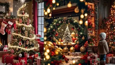 ۳۵ ایده تزیین درخت کریسمس کم هزینه