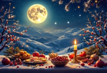 آیا عبارت شب چله عربی است؟