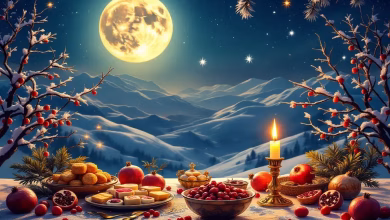 آیا عبارت شب چله عربی است؟