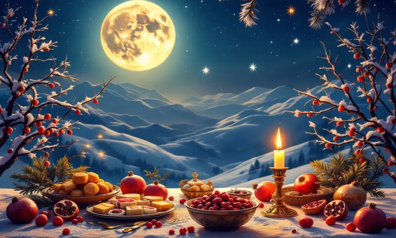 آیا عبارت شب چله عربی است؟