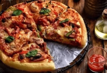 طرز تهیه و مواد لازم پیتزا مرغ و ریحان