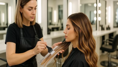 رنگ موی بالیاژ