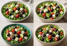 طرز تهیه سالاد مدیترانه‌ای خوشمزه