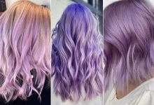 همه چیز درباره رنگ موی فانتزی یاسی