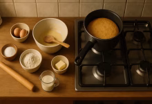 پخت کیک در قابلمه بدون فر