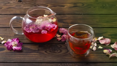 چای سیاه با گل محمدی