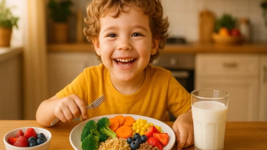 تغذیه مناسب برای کودکان در حال رشد