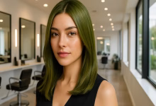 رنگ موی زیتونی