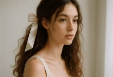 روش های آرایش مو با روبان