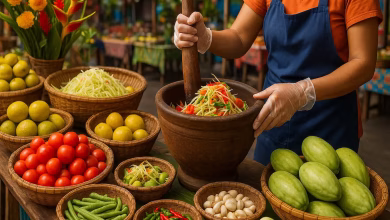 سام تام سالاد تایلندی