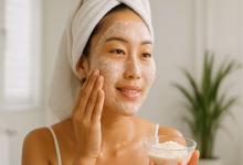 ماسک صورت با آرد برنج