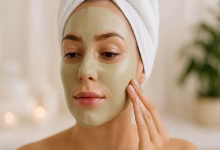 ماسک صورت با خاک رس