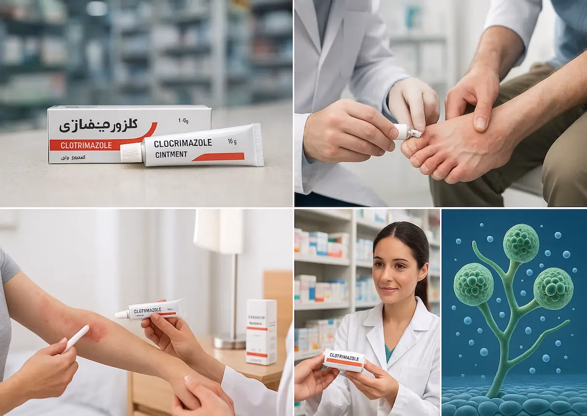 پماد کلوتریمازول برای درمان چه بیماری هایی استفاده می شود؟