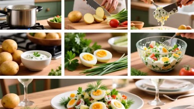 سالاد سیب‌زمینی و تخم‌مرغ