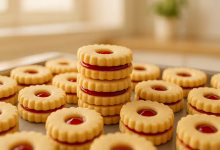 طرز تهیه شیرینی مربایی بدون استفاده از تخم مرغ