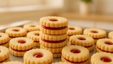 طرز تهیه شیرینی مربایی بدون استفاده از تخم مرغ