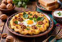 طرز تهیه کوکو گردو گیلانی