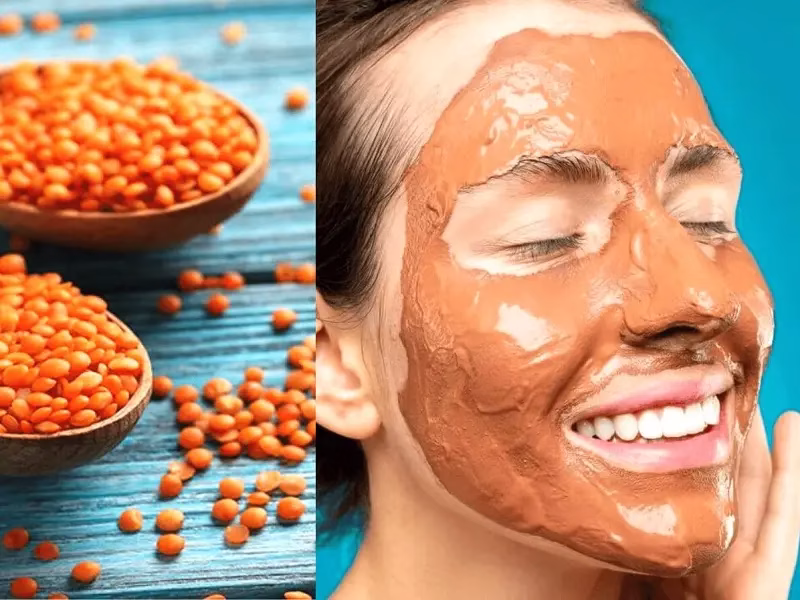 ماسک عدس قرمز، شیر خام و عسل برای سفید کردن پوست