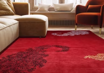رازهای ست کردن دکوراسیون با فرش قرمز