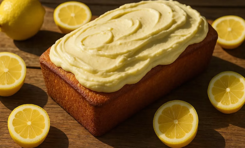 طرز تهیه کیک لیمویی مجلسی با کرم لیمو