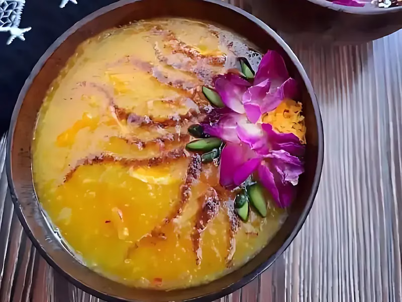 مواد لازم برای تهیه شله زرد