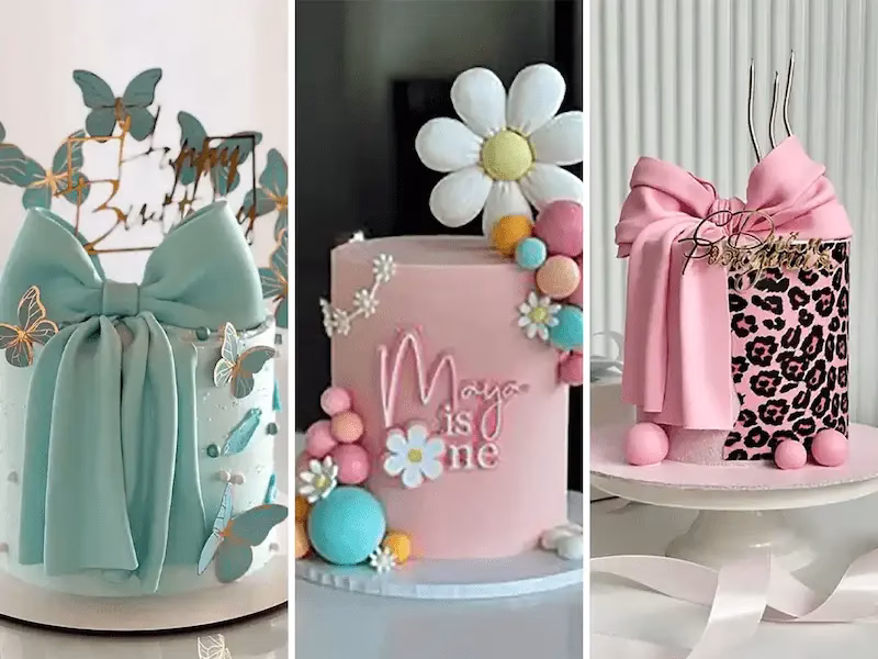 کیک تولد دخترانه فانتزی