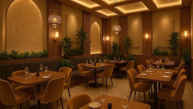 دکوراسیون رستوران شیک