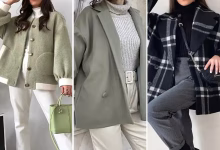 کت پاییزی برای خانم‌ها