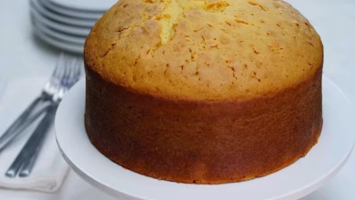 کیک رژیمی با جو دوسر و شیره خرما