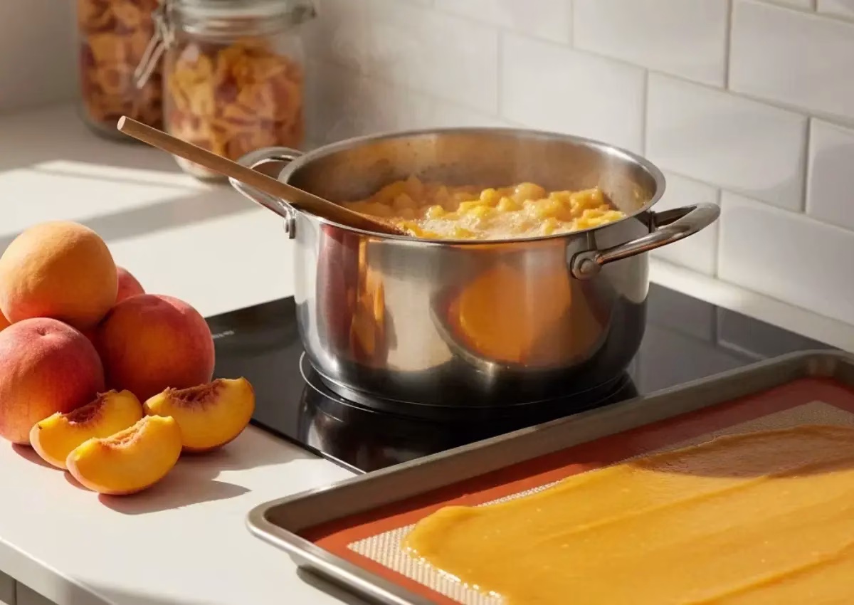 طرز تهیه لواشک هلو خانگی