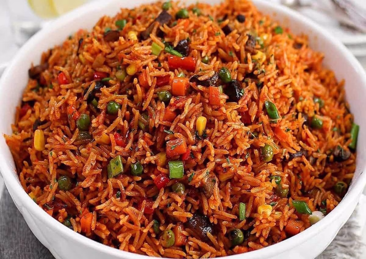 طرز پخت پلو مکزیکی رستورانی