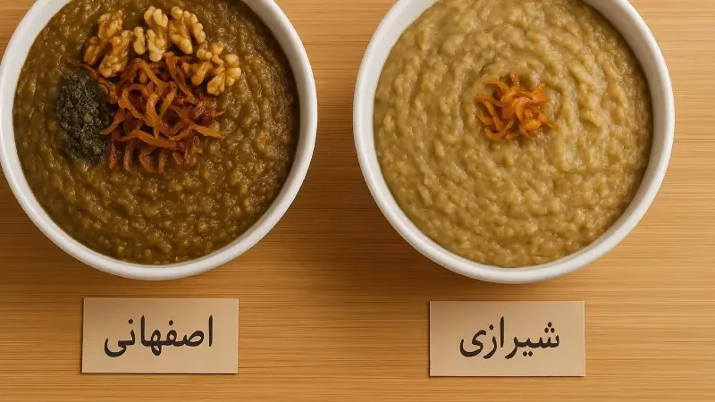 پخت حبوبات و برنج برای حلیم بادمجان