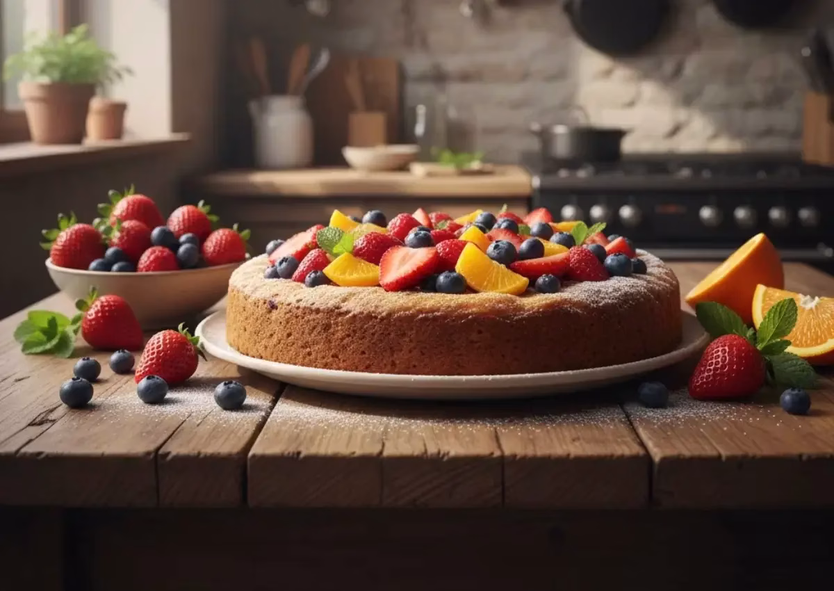 کیک صبحانه میوهای