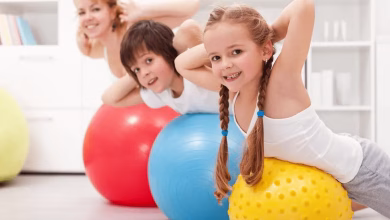 حرکات ورزشی کودکان دبستانی برای رشد