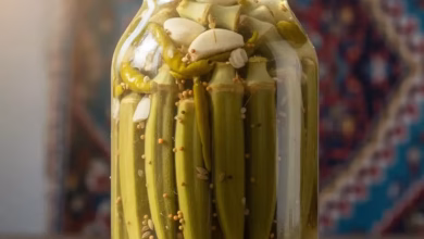 طرز تهیه ترشی بامیه خانگی