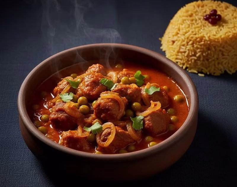 طرز تهیه خورش نخود فرنگی با گوشت