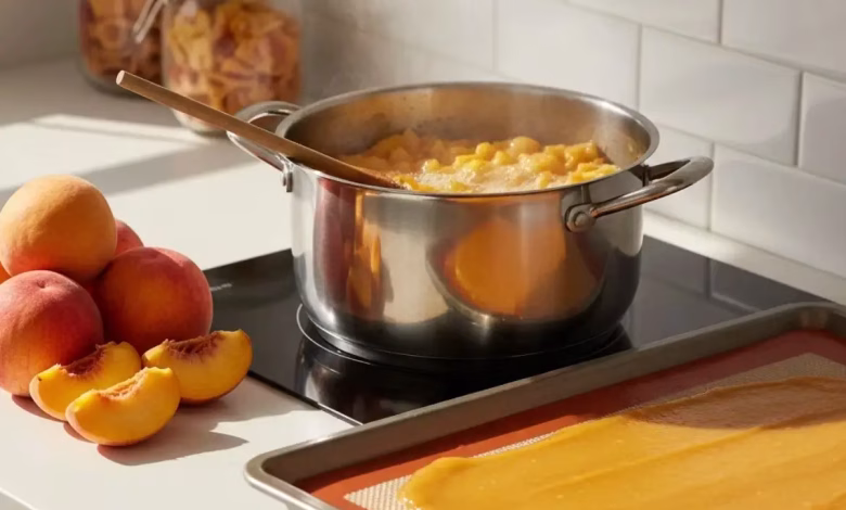 طرز تهیه لواشک هلو خانگی