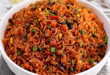 طرز پخت پلو مکزیکی رستورانی