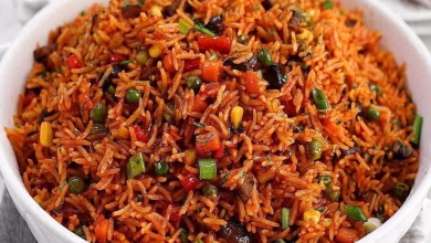 طرز پخت پلو مکزیکی رستورانی