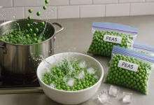 غذا با نخود فرنگی