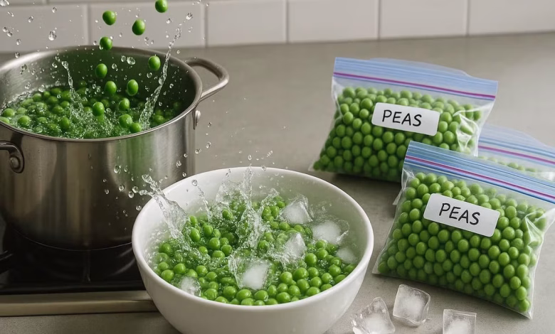 غذا با نخود فرنگی