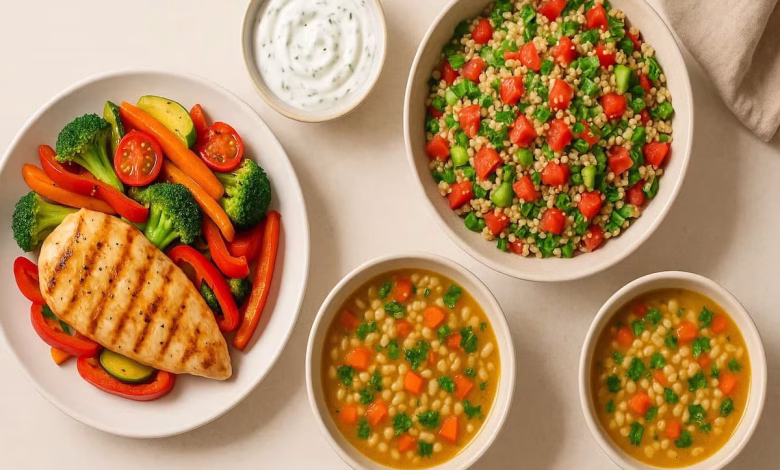 غذاهای کم کالری