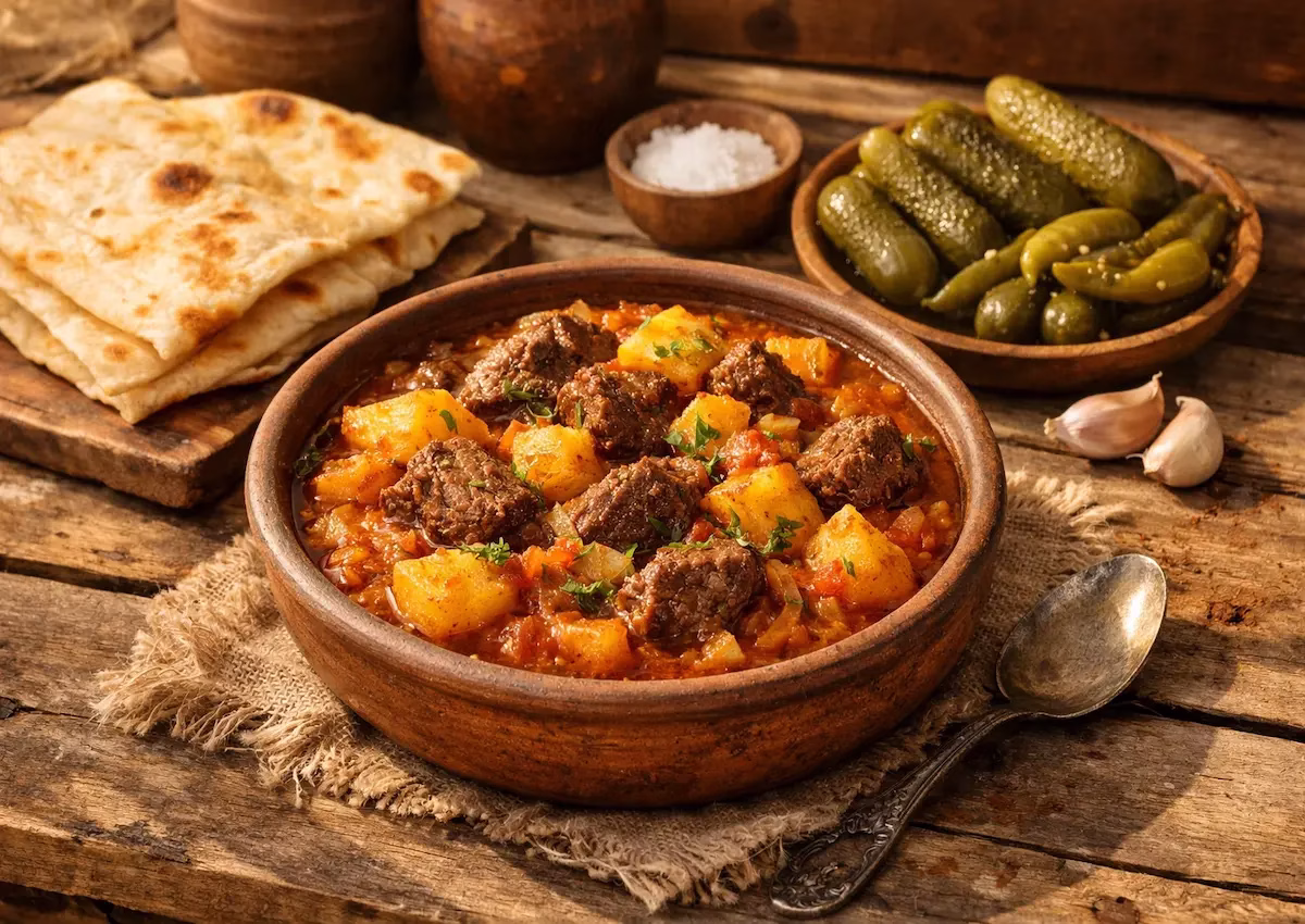 طرز تهیه واویشکا با گوشت تکه‌ای