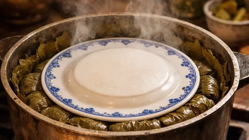 زمان و حرارت مناسب پخت دلمه