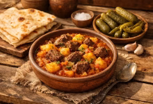 طرز تهیه واویشکا با گوشت تکه‌ای