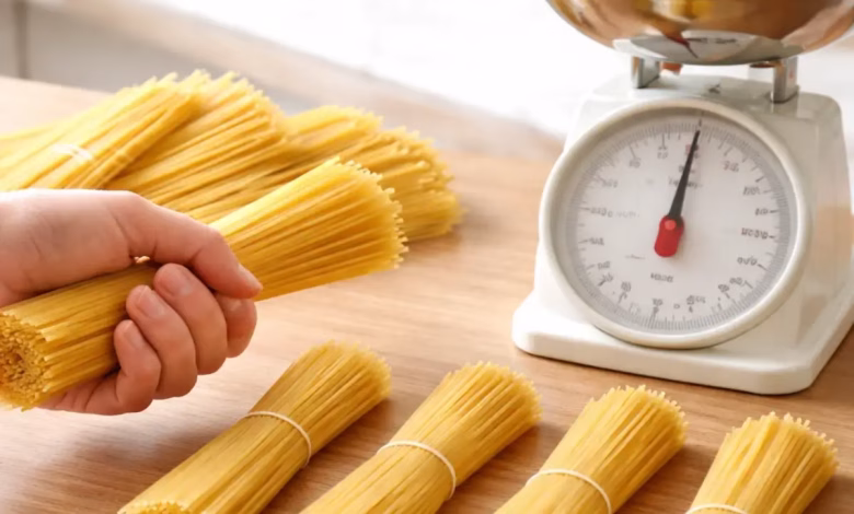 مقدار دقیق ماکارونی